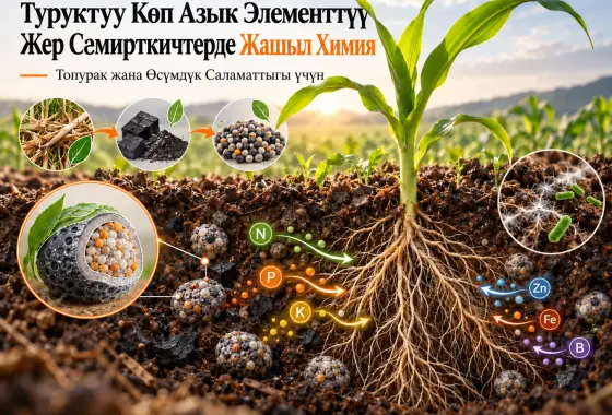 Топурак жана Өсүмдүк Саламаттыгын Жакшыртуу үчүн Туруктуу Көп Азык Элементтүү Жер Семирткичтерди Иштеп Чыгууда Жашыл Химия Стратегиялары