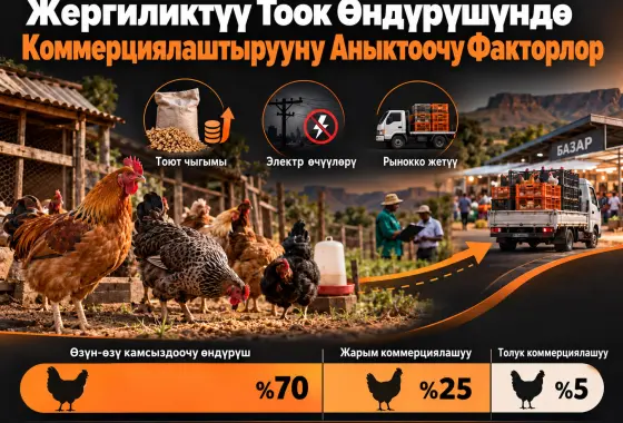 Түштүк Африкада Жергиликтүү Тоок Өндүрүшүн Коммерциялаштырууну Аныктоочу Факторлор: COVID-19дан Кийинки Жаңы Жыйынтыктар