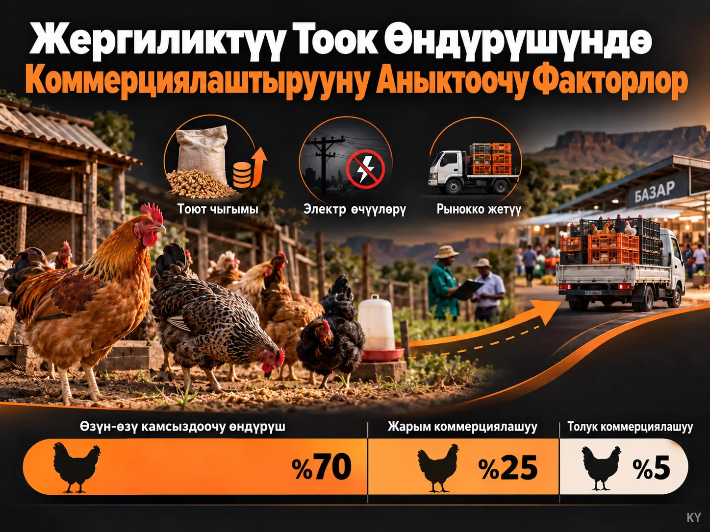 Түштүк Африкада Жергиликтүү Тоок Өндүрүшүн Коммерциялаштырууну Аныктоочу Факторлор: COVID-19дан Кийинки Жаңы Жыйынтыктар