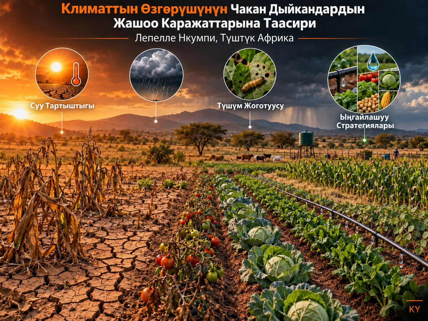 Түштүк Африканын Лимпопо Провинциясындагы Лепелле Нкумпи Аймагында Климаттын Өзгөрүшүнүн Чакан Өсүмдүк Өстүрүүчүлөрдүн Жашоо Каражаттарына Таасири