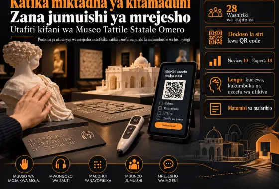 Ubunifu wa Prototipu ya Zana Jumuishi ya Tathmini kwa Ukusanyaji wa Mrejesho wa Hadhira katika Miktadha ya Kitamaduni na Matukio ya Moja kwa Moja: Utafiti Kifani wa Museo Tattile Statale Omero