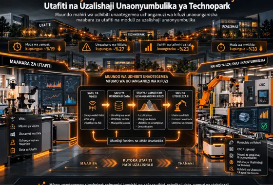 Uendeshaji Otomatiki wa Mchakato wa Udhibiti katika Maeneo ya Utafiti na Uzalishaji Unaonyumbulika ya Teknolojia Parki