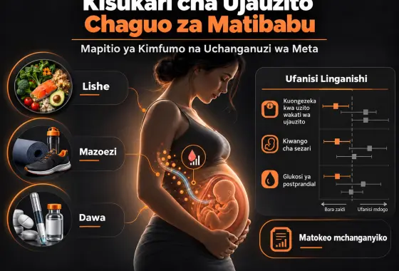Ufanisi Linganishi wa Chaguo za Matibabu kwa Kisukari cha Ujauzito: Mapitio ya Kimfumo na Uchanganuzi wa Meta