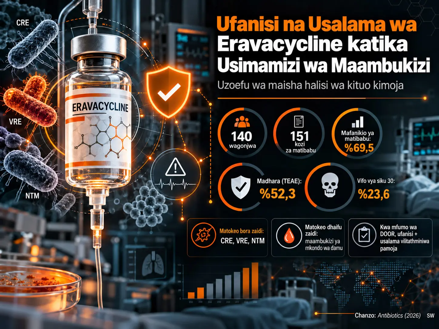 Ufanisi na Usalama wa Eravacycline katika Usimamizi wa Maambukizi: Uzoefu wa Kituo Kimoja