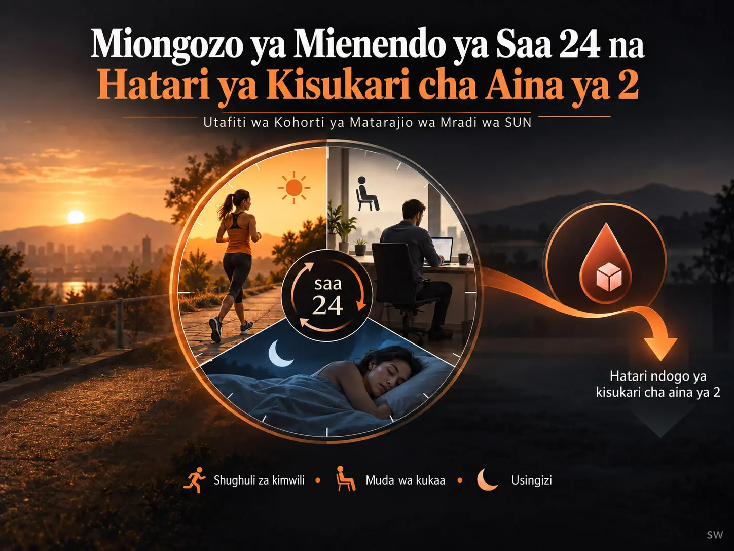 Ufuataji wa Miongozo ya Mienendo ya Saa 24 na Hatari ya Kisukari cha Aina ya 2: Matokeo ya Kohorti ya Matarajio kutoka Mradi wa SUN
