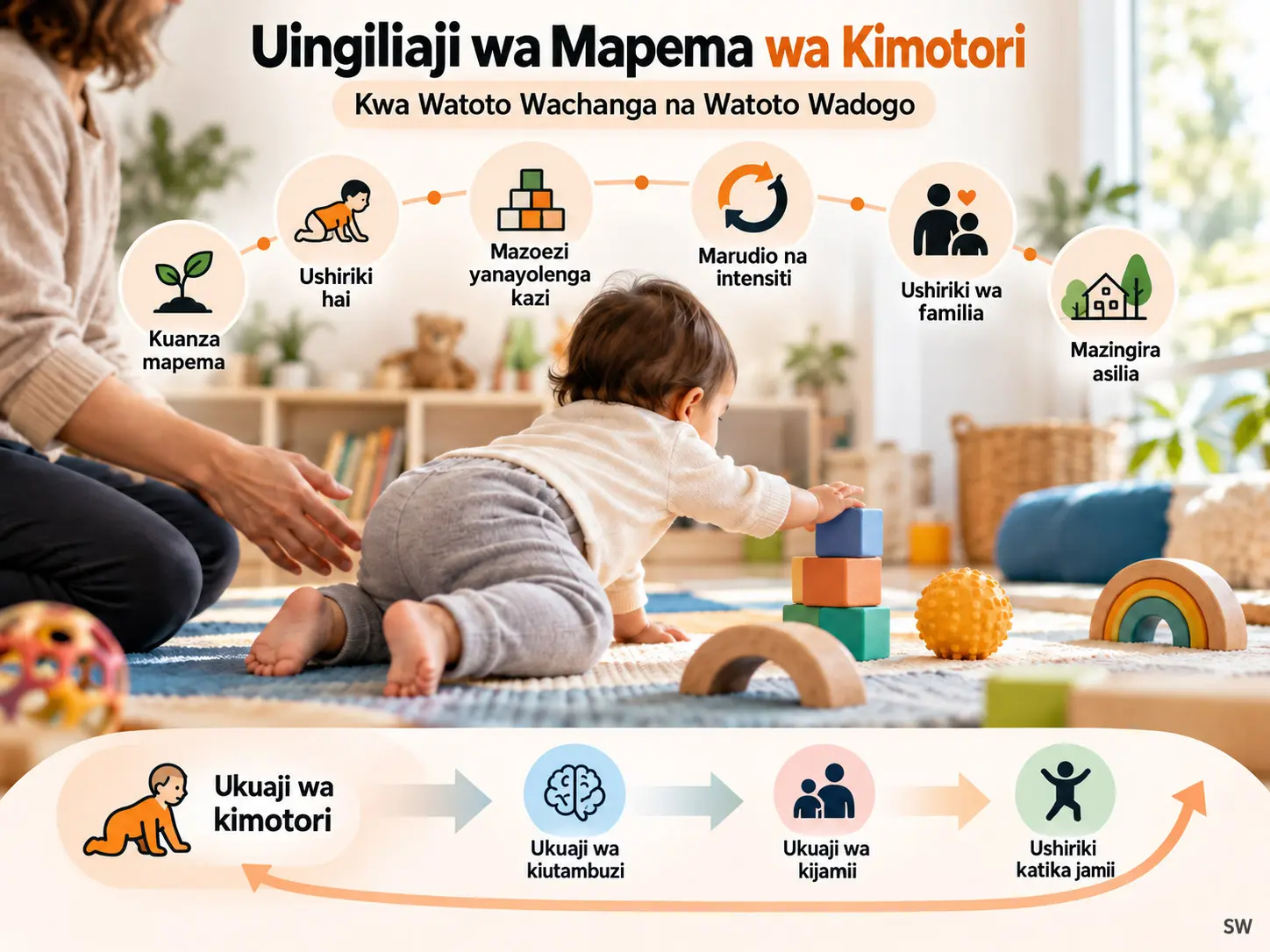 Uingiliaji wa Mapema wa Motor kwa Watoto Wachanga na Wadogo: Scoping Review ya Kina