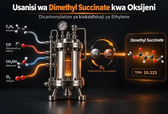 Usanisi Bora na Endelevu wa Dimethyl Succinate kwa Dicarbonylation ya Kioksidishaji ya Ethylene kwa Kutumia Oksijeni kama Kioksidishaji cha Mwisho cha Kiuchumi