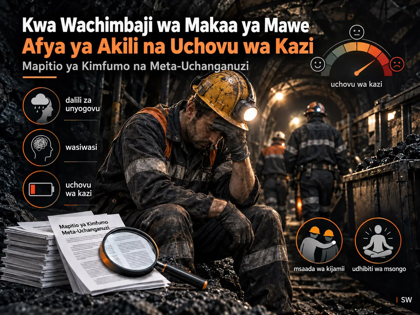 Usanisi wa Mzigo wa Matokeo ya Afya ya Akili na Uchovu wa Kazi pamoja na Hatua za Afua kwa Wafanyakazi wa Migodi ya Makaa ya Mawe: Mapitio ya Kimfumo na Meta-Uchanganuzi