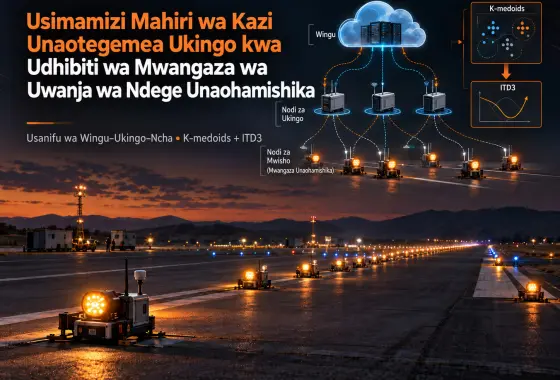 Usimamizi Mahiri wa Kazi Unaotegemea Ukingo kwa Udhibiti wa Mwangaza wa Uwanja wa Ndege Unaohamishika