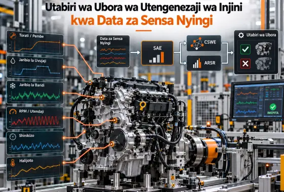 Utabiri wa Ubora wa Utengenezaji wa Injini ya Gari kwa Data za Sensa Nyingi za Mchakato wa Kuunganisha Injini