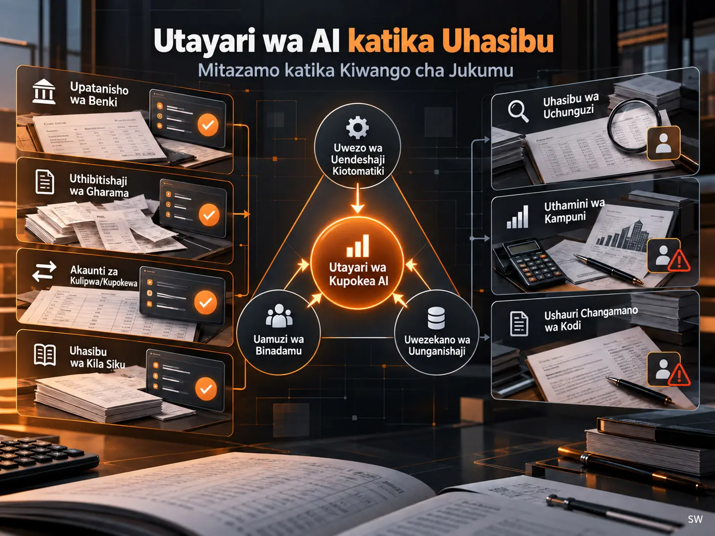 Utayari wa Akili Bandia katika Kiwango cha Jukumu Miongoni mwa Wataalamu wa Uhasibu: Uendeshaji Kiotomatiki, Uamuzi wa Binadamu na Ulinganifu wa Mtiririko wa Kazi