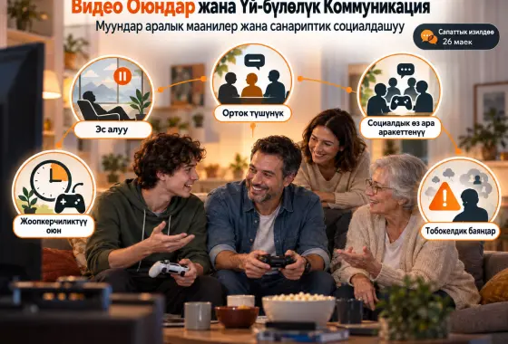 Видео Оюндардын Айланасында Муундар Аралык Маани Жаратуу: Үй-бүлөлүк Коммуникация жана Санариптик Социалдашуу боюнча Сапаттык Изилдөө