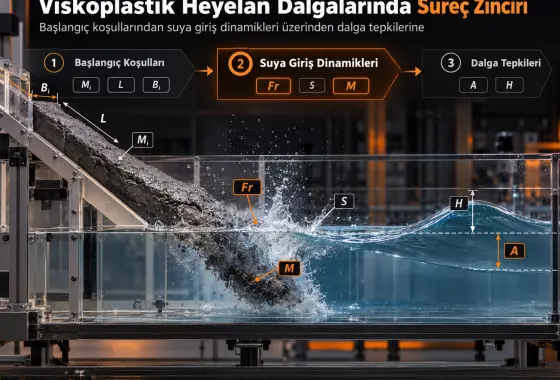 Viskoplastik Heyelan Kaynaklı Darbe Dalgalarında Süreç Zinciri: Başlangıç Kayma Koşullarından Suya Giriş Dinamikleri Üzerinden Dalga Tepkilerine