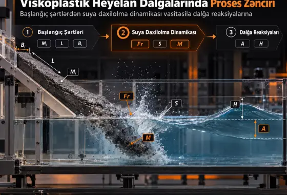 Viskoplastik Sürüşmə Mənşəli Zərbə Dalğalarında Proses Zənciri: Başlanğıc Sürüşmə Şərtlərindən Suya Daxilolma Dinamikası Vasitəsilə Dalğa Reaksiyalarına
