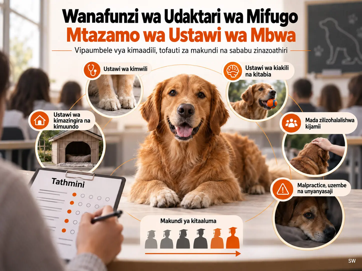 Wanafunzi wa Udaktari wa Mifugo Wanatangulizaje Ustawi wa Mbwa? Mtazamo wa Kimaadili, Uonekano na Tofauti za Kijamii na Kitamaduni Katika Makundi Sita ya Kitaaluma