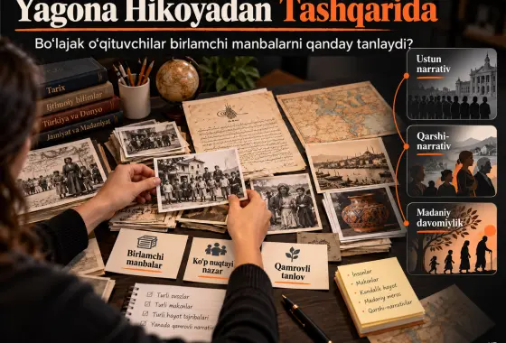 Yagona Hikoyadan Tashqarida: Bo‘lajak O‘qituvchilar Erta Ta’limda Birlamchi Manbalarni Qanday Tanlaydi va Tartibga Soladi?