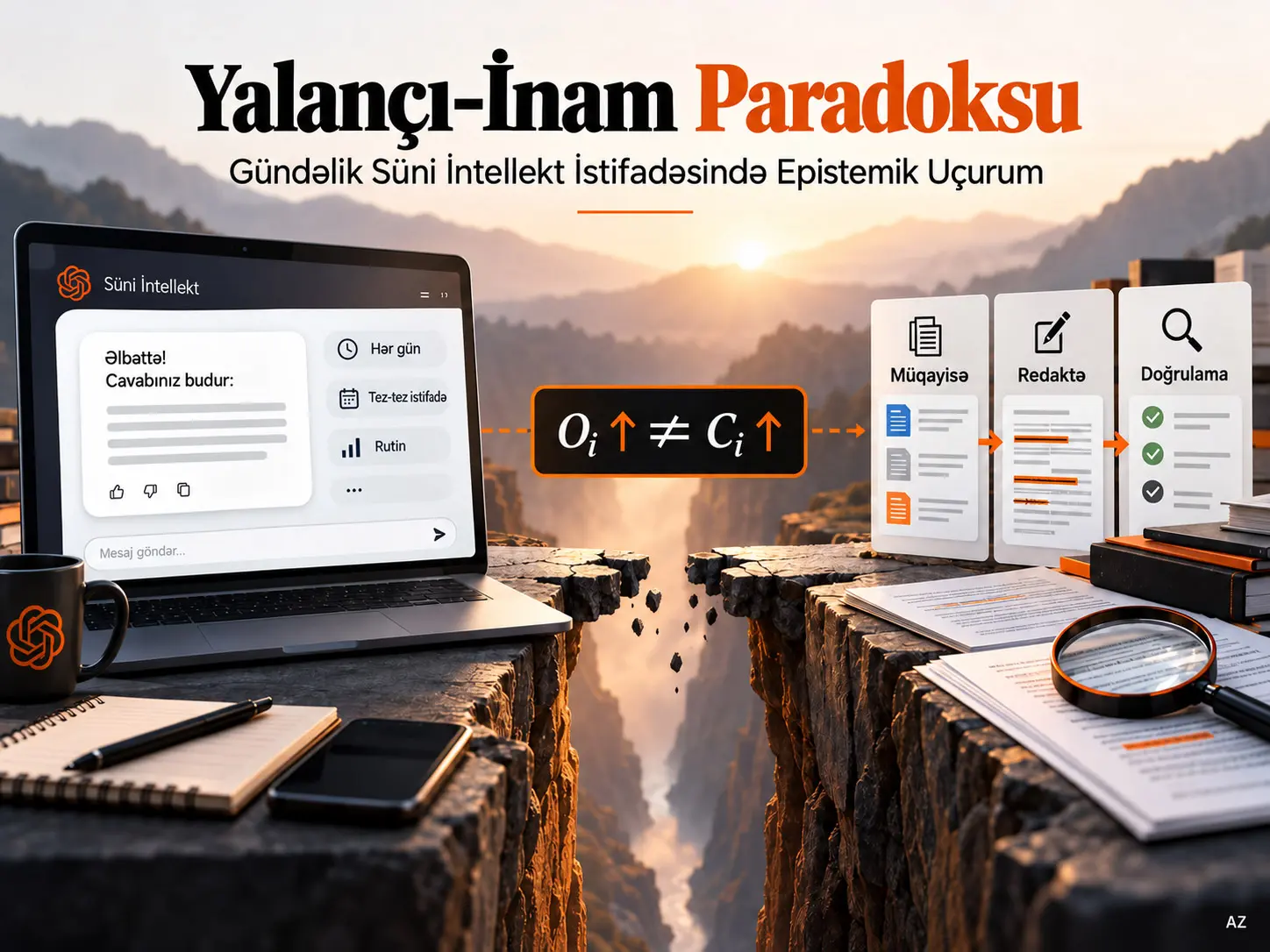 Yalançı-İnam Paradoksu: Gündəlik Süni İntellekt İstifadəsində Epistemik Uçurum