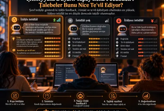 Yapay Zekâ ile Müʾeyyed Taʿlîmde Ḥissiyyâta Duyarlı Feedback’i Ṭalebeler Nice Teʾvîl Ediyor? Bir Ṣınıf Tedḳîḳinden Delâʾil