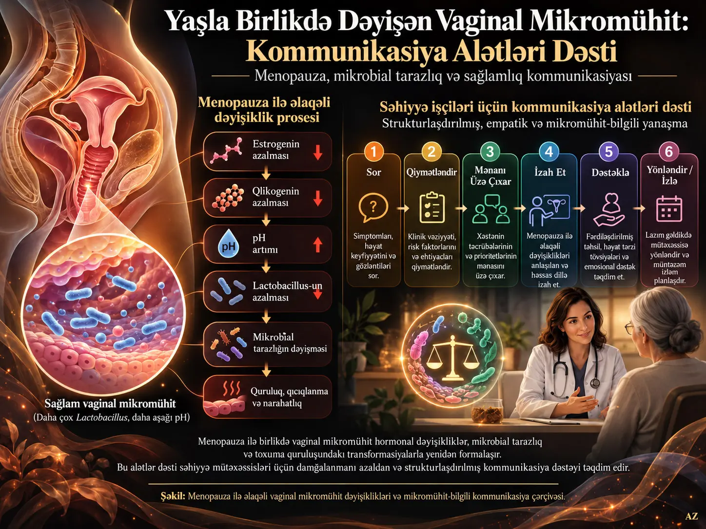 Yaşla Birlikdə Dəyişən Vaginal Mikromühit: Kommunikasiya Alətləri Dəsti