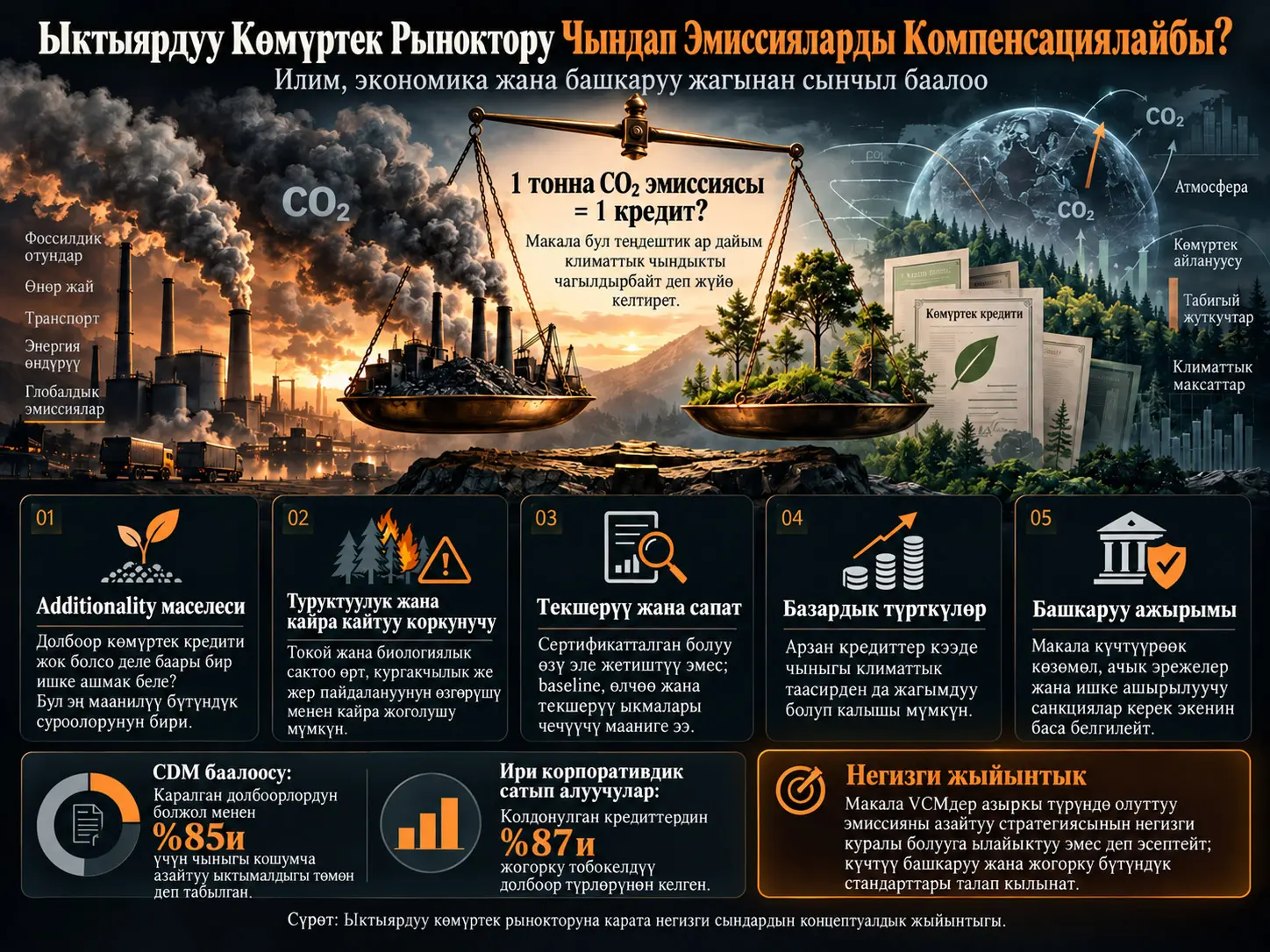 Ыктыярдуу Көмүртек Рыноктору Чындап Эмиссияларды Компенсациялайбы? Илим, Экономика жана Башкаруу Жагынан Сын
