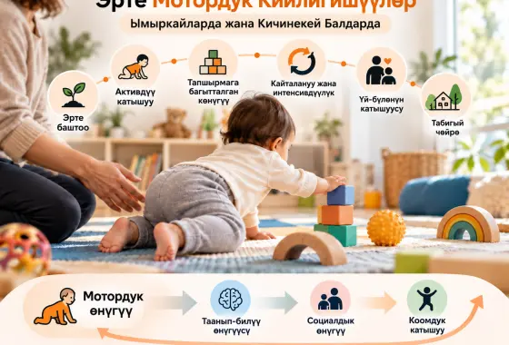 Ымыркайларда жана Кичинекей Балдарда Эрте Мотордук Кийлигишүүлөр: Кеңири Scoping Review