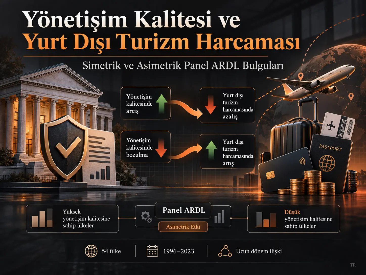 Yönetişim Kalitesi ve Yurt Dışı Turizm Harcamaları: Simetrik ve Asimetrik Panel ARDL Modellerinden Kanıtlar