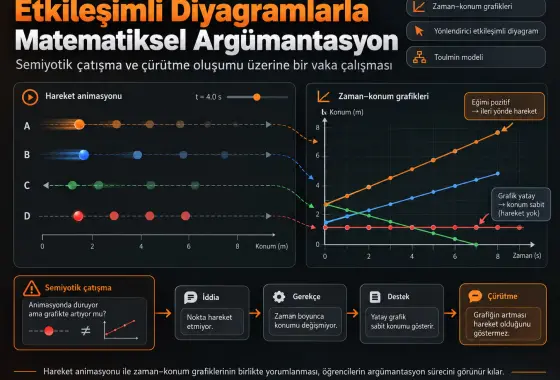 Yönlendirici Etkileşimli Diyagramlarla Öğrencilerin Matematiksel Argümantasyonu: Semiyotik Çatışma ve Çürütme Oluşumuna İlişkin Bir Vaka Çalışmas