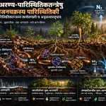 युवा वनेषु nitrogen-चक्रम् कथं प्रवर्तते?