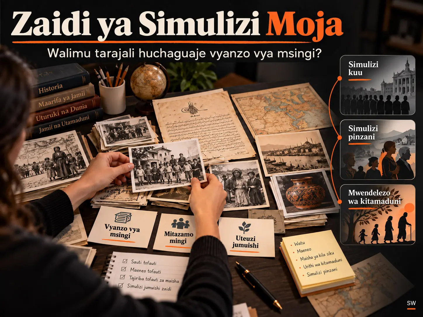 Zaidi ya Simulizi Moja: Walimu Tarajali Huchaguaje na Kupangaje Vyanzo vya Msingi katika Elimu ya Awali?