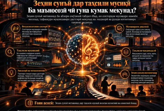 Зеҳни Сунъӣ дар Экологияи Таълими Мусиқӣ: ЗС ҳамчун Омил барои Фаҳмиш, Маъносозӣ ва Рушди Эҷодӣ ва Маърифатӣ