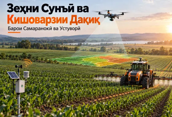 Зеҳни Сунъӣ ва Кишоварзии Дақиқ: Табдили Низомҳои Кишоварзӣ барои Самаранокӣ ва Устуворӣ