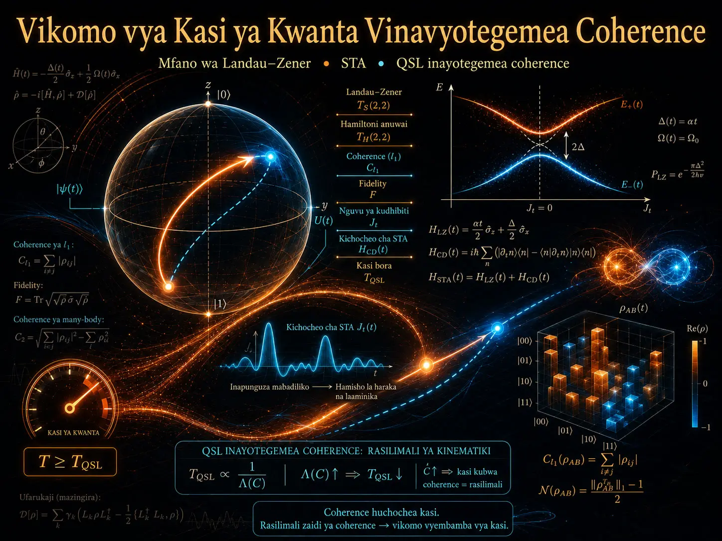 Vikomo vya Kasi ya Kwanta Vinavyotegemea Coherence: Nafasi ya Coherence katika Kasi ya Mageuzi ya Kwanta